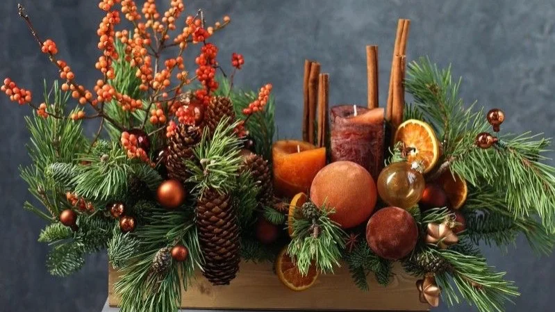 Centre de table de Noël 